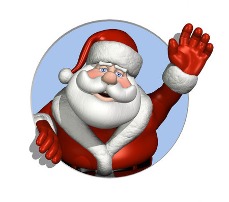 santa waving | tips to stay healthy during the holidays | Perpetual Wellbeing